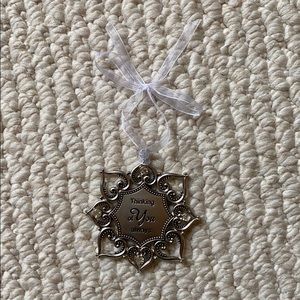 Beautiful silver ornament